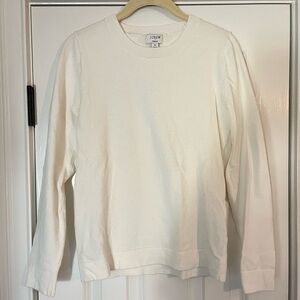 J. Crew Cream Teddie Sweater Size Small